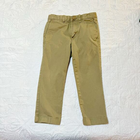 Crewcuts Slim Chino Style Khaki Dress Pants Size 4T - Picture 2 of 4